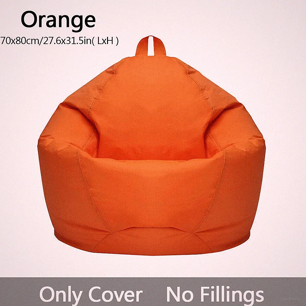2 Size Large Bean Bag Chair Cover Indoor Outdoor Lazy Lounger for Kids Adult