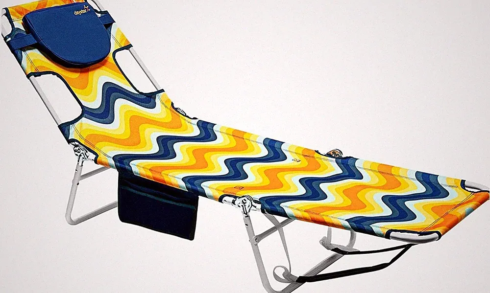 Beach Loun Chair, Bapa Reclining Beach Chairs Lay Flat