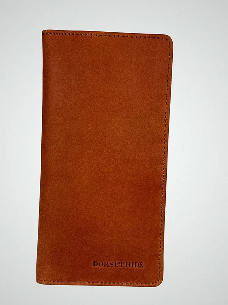 Personalized Genuine leather unisex RFID Blocking clutch gift bifold Long Wallet