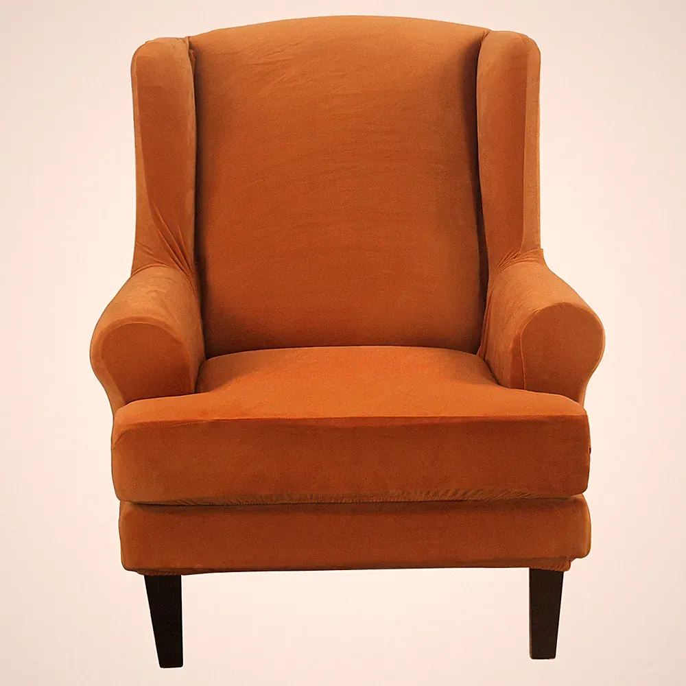 Stretch Wingback Slipcover Recliner Wing Back Chair Covers Armchair Sofa Cover